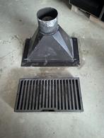 openhaard set, inbouw rookkap, Ophalen of Verzenden, Gebruikt, Inbouwhaard, Houthaard