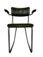Vintage Industriele Design Stoel Gispen De Wit, Huis en Inrichting, Stoelen, Gebruikt, Eén, Vintage, Ophalen