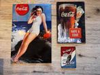 Metalen Coca Cola platen, Verzamelen, Ophalen of Verzenden, Zo goed als nieuw, Reclamebord