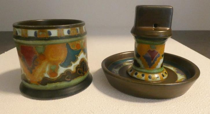 Plateel Arnhem - Isolde - [1906], Antiek en Kunst, Antiek | Keramiek en Aardewerk, Ophalen