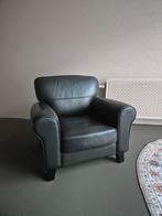 Fauteuil van leer, Huis en Inrichting, Fauteuils, Ophalen, Overige materialen, Gebruikt, 75 tot 100 cm