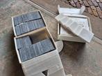 Getrommeld marmer Turks hardsteen zwart en wit 10x10, Ophalen, Wandtegels, Nieuw, Minder dan 5 m²