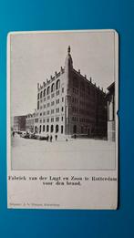 Rotterdam fabriek vd Lugt voor den brand, Ophalen of Verzenden, Voor 1920, Ongelopen, Zuid-Holland