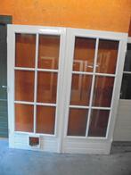 Openslaande tuindeuren dubbelglas, 179 x 205 (nr. QQ016), Doe-het-zelf en Verbouw, Deuren en Horren, Ophalen, 120 cm of meer, 200 tot 215 cm