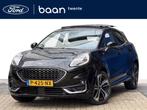 Ford Puma 1.0 EcoBoost Hybrid ST-Line Vignale | Panorama dak, Voorwielaandrijving, 12 maanden, Zwart, Leder