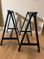 2x schraag ikea zwart, Ophalen, Zo goed als nieuw, Rechthoekig, 50 tot 100 cm