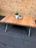 Retro salontafel / circulair (90 x 50 cm), Ophalen, Gebruikt, 100 tot 150 cm, Xx
