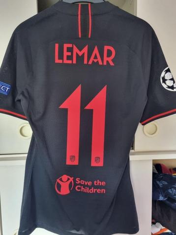 Match issue shirt Lemar Atletico Madrid