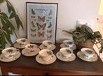 💝 Vintage ROSENTHAL AIDA wit groen kop schotel bloemen, Ophalen of Verzenden