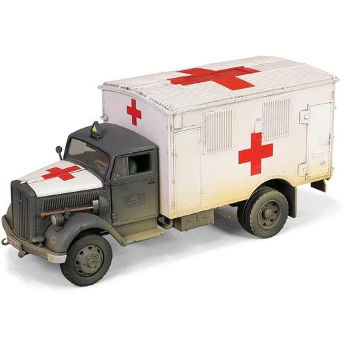 Opel Blitz Kfz.305 Ambulance Wit Forces of Valor 801101A, Hobby en Vrije tijd, Modelbouw | Auto's en Voertuigen, Nieuw, Truck