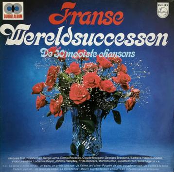 lp,Various – Franse Wereldsuccessen De 30 Mooiste Chansons beschikbaar voor biedingen