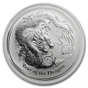 1 oz zilver 2012 Year of the dragon beschikbaar voor biedingen