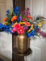 Felle Zijden bloemen in vaas Set Luxe Zijdebloem Compleet, Ophalen of Verzenden, Nieuw