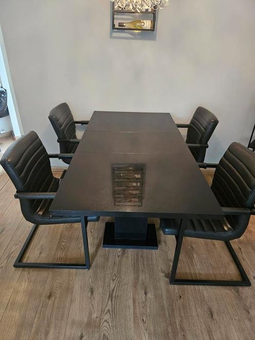 Complete woonkamer, Huis en Inrichting, Complete eetkamers, Gebruikt, 4 tot 6 stoelen, Ophalen