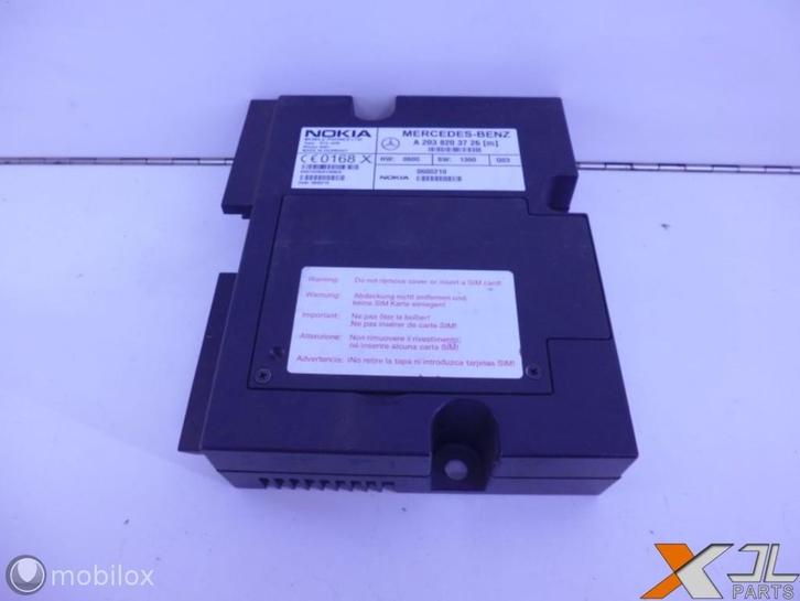 C-KLASSE W203 RELAIS MODULE TELEFOON NOKIA VAST A2038203726, Auto-onderdelen, Elektronica en Kabels, Mercedes-Benz, Gebruikt, Ophalen of Verzenden