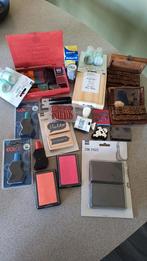 Stempels, inkt, pads sommige nieuw!, Hobby en Vrije tijd, Stempelen, Ophalen of Verzenden, Zo goed als nieuw