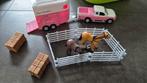Mitsubishi met paardentrailer Kids Globe, Ophalen of Verzenden, Zo goed als nieuw