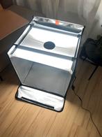 Opvouwbare Fotostudio 60x60 met 2 ledbalken met dimmer, Ophalen of Verzenden, Zo goed als nieuw, Complete fotostudio