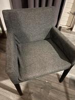Comfortable chair with armrests (Ikea: Marenas), dark grey, Huis en Inrichting, Fauteuils, Ophalen, Zo goed als nieuw, 75 tot 100 cm