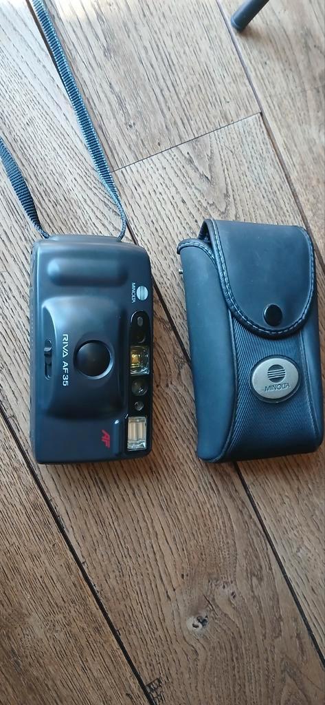 Minolta riva af35 fototoestel netjes en goedwerkend, Audio, Tv en Foto, Fotocamera's Analoog, Zo goed als nieuw, Compact, Minolta
