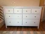 Commode / ladekast ikea HEMNES wit met Zara Home knoppen, Ophalen, 50 tot 70 cm, Voetruimte, 100 cm of meer