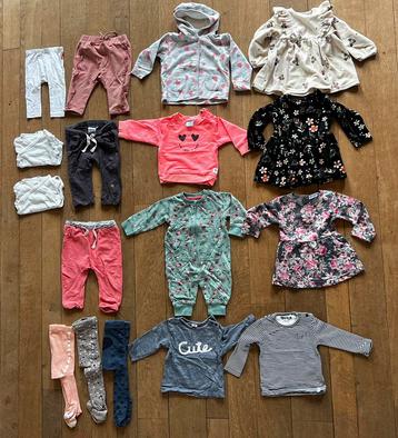 Kledingpakket herfst/winter meisje mt 68, Dirkje HEMA Feetje beschikbaar voor biedingen