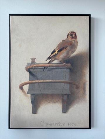 Puttertje Fabritius replica 103x73 op canvas beschikbaar voor biedingen