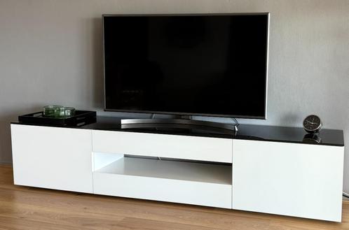KARAT design zwevend tv meubel wit, antraciet blad KA-Q210, Huis en Inrichting, Kasten | Televisiemeubels, Zo goed als nieuw, Minder dan 100 cm