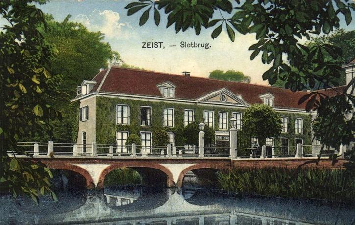 Zeist, - Slotbrug. - B-keus - 1926 gelopen, Verzamelen, Ansichtkaarten | Nederland, Gelopen, Utrecht, Voor 1920, Ophalen of Verzenden