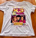 K3 T-shirt - 1x maat M, 1x maat L - Nieuw!, Ophalen of Verzenden, Nieuw, Wit, Korte mouw