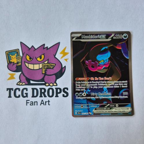 Munkidori EX 091/064 Shrouded Fable, Hobby en Vrije tijd, Verzamelkaartspellen | Pokémon, Nieuw, Losse kaart, Ophalen of Verzenden