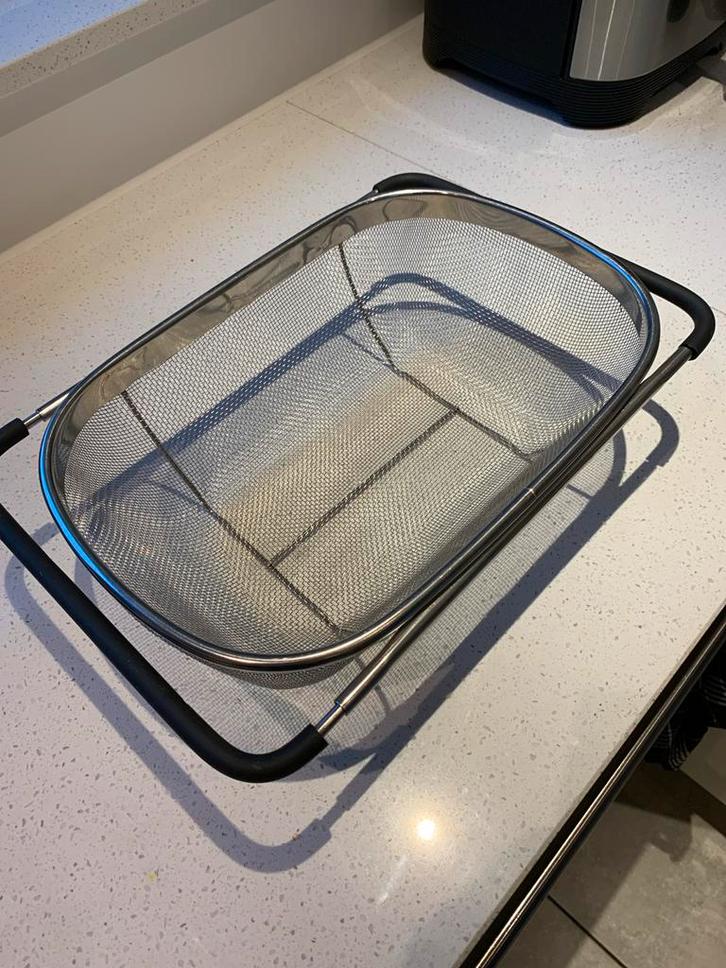 Gootsteen Vergiet, uittrekbaar., Huis en Inrichting, Keuken | Keukenbenodigdheden, Zo goed als nieuw, Ophalen