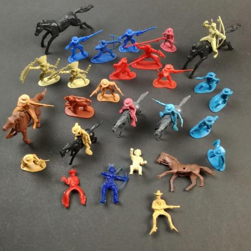 Western figuurtjes Cowboys & Natives + Paarden Hong Kong, Verzamelen, Speelgoed, Gebruikt, Verzenden