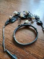 Antieke Zilveren Roos Sieraden Set, Ophalen of Verzenden, Zilver, Ketting