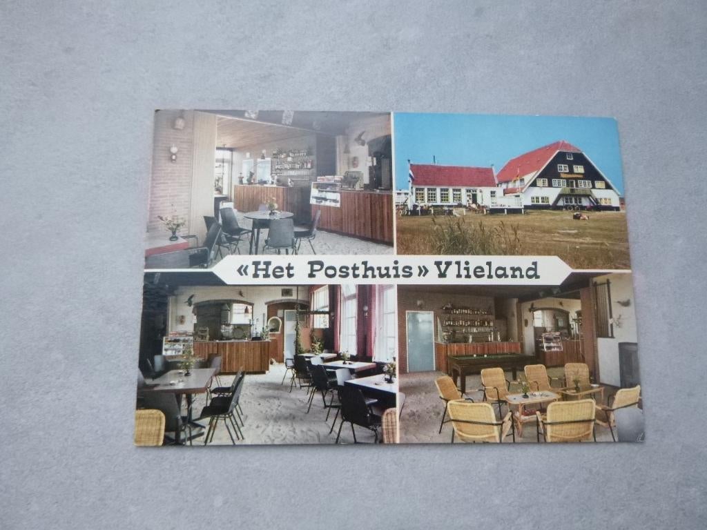 Vlieland, het Posthuis/interieur 1970, Verzenden, 1960 tot 1980, Gelopen, Waddeneilanden