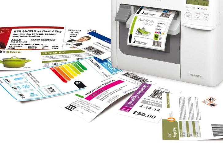 1000 sticker etiketten voor printer, Computers en Software, Labelprinters, Nieuw, Etiket, Ophalen of Verzenden