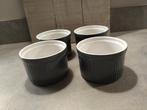 4 Souffle bakjes Hema grijs zgan, Huis en Inrichting, Keuken | Servies, Ophalen of Verzenden, Zo goed als nieuw, Overige stijlen