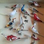 Oude kerstballen vogels op knijper., Ophalen of Verzenden, Gebruikt