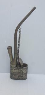 Antieke opiumpijp - Chinees - 29 cm hoog, Ophalen of Verzenden