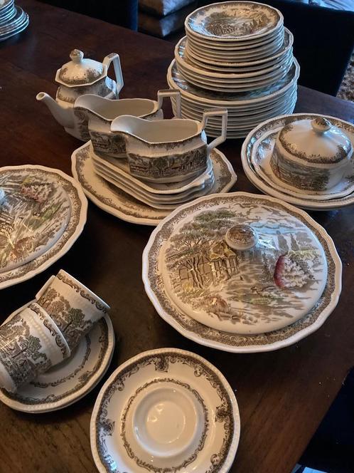 Brocante servies, Antiek en Kunst, Curiosa en Brocante, Ophalen