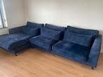 Blauwe bank, Huis en Inrichting, Banken | Sofa's en Chaises Longues, Ophalen, Zo goed als nieuw, Vierpersoons of meer
