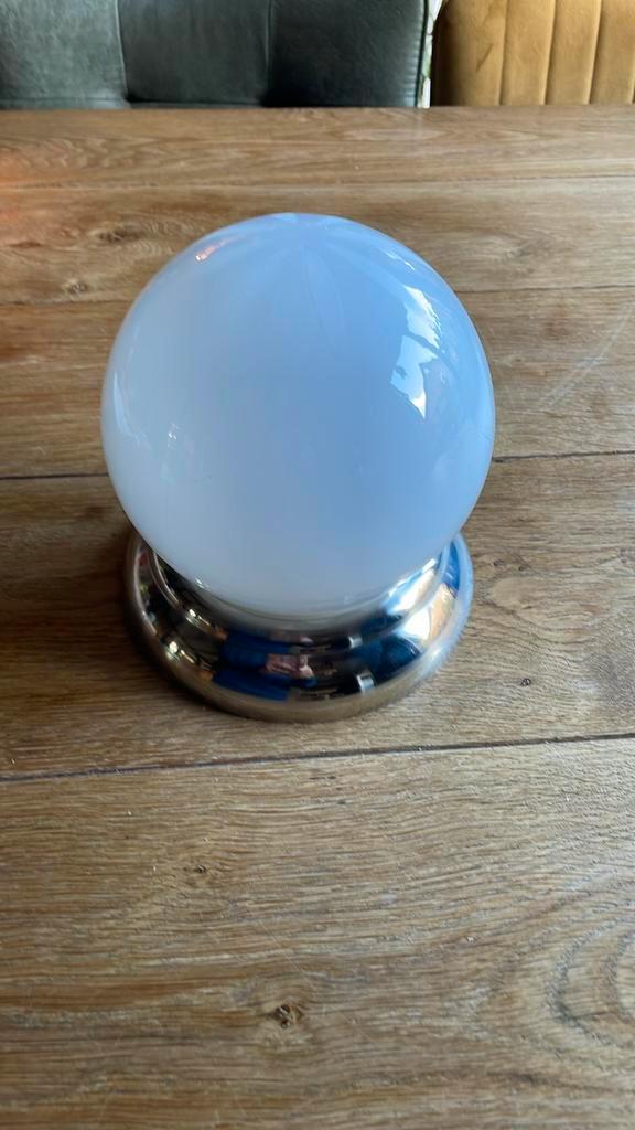 Vintage bollamp plafoniere , muurlamp., Huis en Inrichting, Lampen | Plafondlampen, Gebruikt, Ophalen of Verzenden