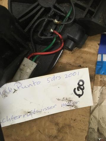 Fiat Punto ruitenwissermotor achter 5drs 2001 beschikbaar voor biedingen