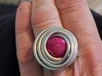 **SALE** unieke ring ongeveer maat 17 (0.50 eruocent), Sieraden, Tassen en Uiterlijk, Oorbellen, Ophalen of Verzenden, Zo goed als nieuw