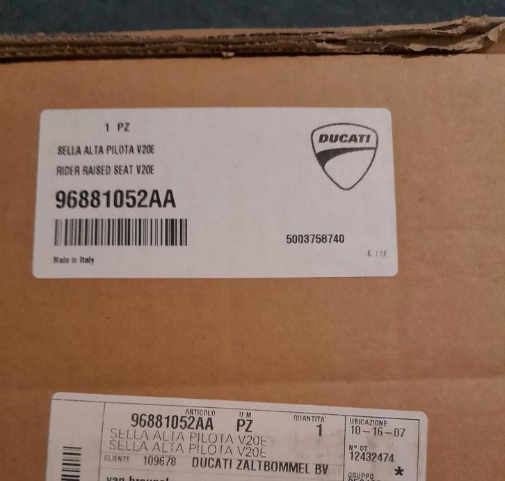 Ducati Multistrada V2 comfortzadel, Motoren, Onderdelen | Ducati, Nieuw, Ophalen of Verzenden