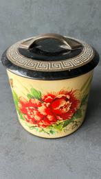 Antiek trommeltje ongeveer 13 breed en hoog, Verzamelen, Blikken, Ophalen, Gebruikt, Overige, Overige merken