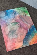 Canvas abstract schilderij 60x80 cm, Ophalen of Verzenden