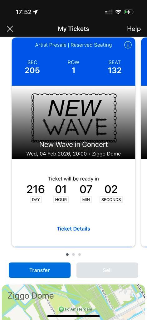 2 New Wave tickets zitplaatsen 4 Feb, Tickets en Kaartjes, Concerten | Pop, Twee personen, Februari