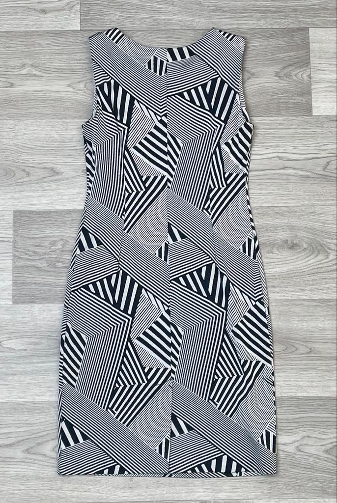 Prachtige (mouwloze) jurk mt 36 / Expresso, Kleding | Dames, Jurken, Zo goed als nieuw, Maat 36 (S), Blauw, Knielengte, Ophalen of Verzenden