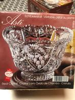 Asti Kristallen Schaal Echtbleikristall Nieuw in Doos Crysta, Ophalen of Verzenden
